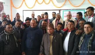  लाईन्स कल्वका पदाधिकारी का साथमा माननिय द्धोय सांसदहरु